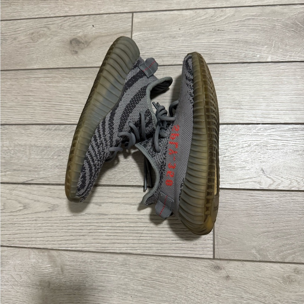 Adidas Yeezy Boost 350 V2 Gray with Red Accents